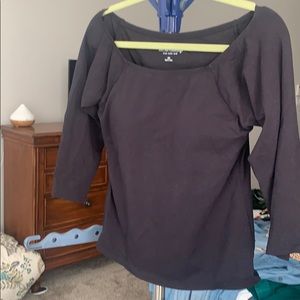 Soft surroundings shirt with built in bra 38c